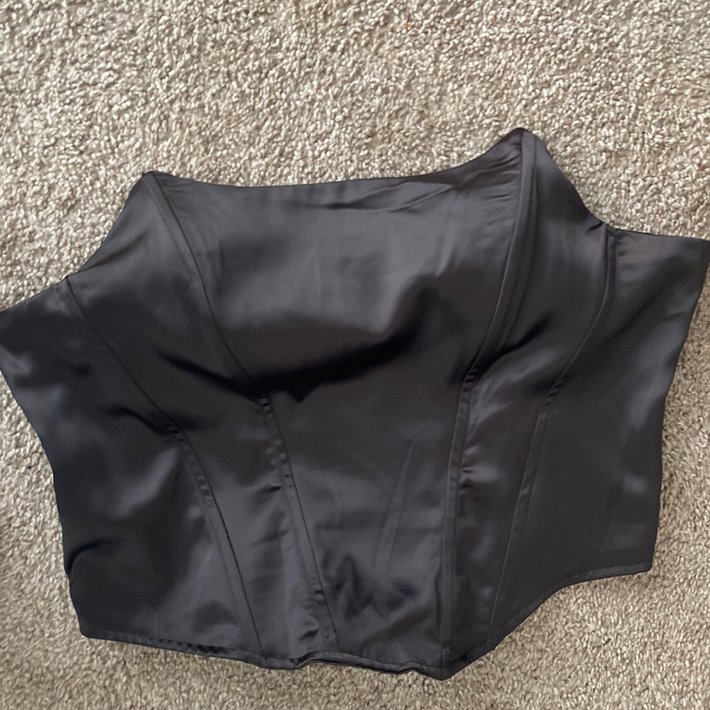 All Black Corset  Size: XL